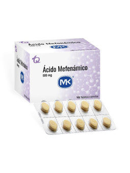 ACIDO MEFENAMICO 500 MG 100 TABLETAS MK