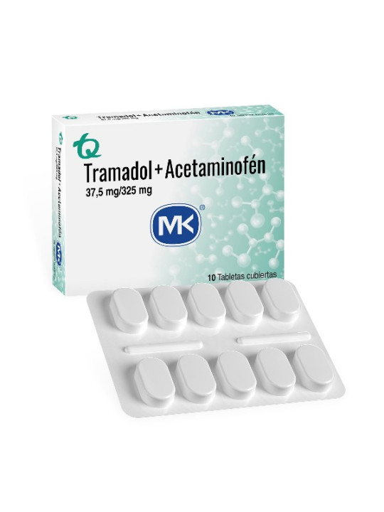 TRAMADOL 37.5 MG ACETAM.325 MG 10 TBS MK