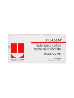 DICASEN 25 MG 20 COMPRIMIDOS