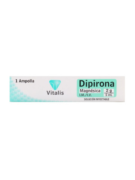 DIPIRONA MAGNES 2G/5ML 1 AMPOLLA TRS