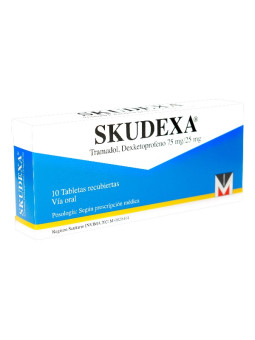 SKUDEXA 75/25 MG 10 TABLETAS                      