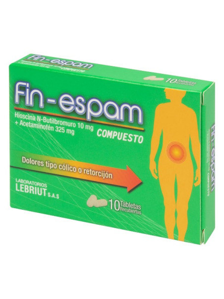 FIN-ESPAM COMPUESTO 10 MG 10 TABLETAS TRS