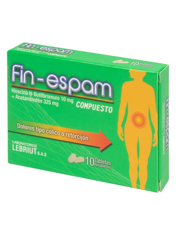 FIN-ESPAM COMPUESTO 10 MG 10 TABLETAS TRS