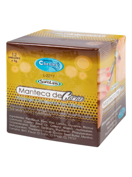 MANTECA DE CACAO 5 GR 12 UDS DISANFER