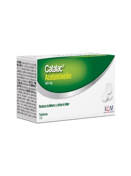 CATALAC 500 MG 100 TABLETAS ICOM (PD) (T TRS