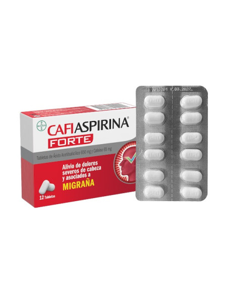 CAFIASPIRINA FORTE 650MG 12 TAB TRS