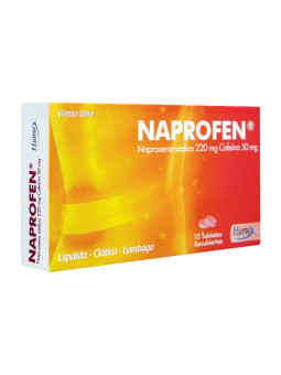 NAPROFEN 220 MG 10 TABLETAS TRS