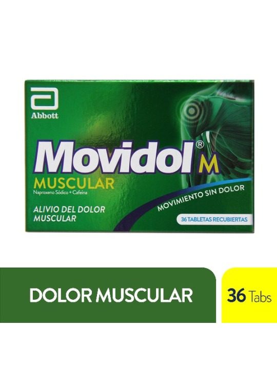 MOVIDOL M MUSCULAR 220 MG 36 TABLETAS TRS