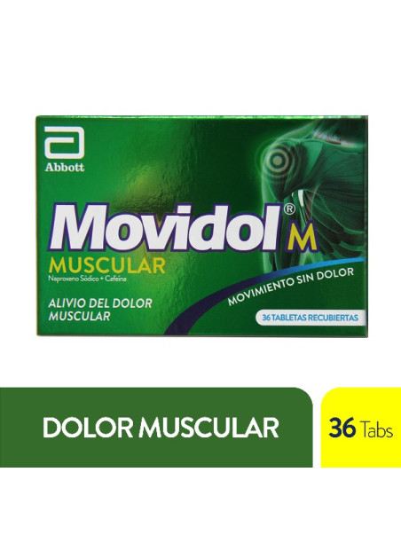 MOVIDOL M MUSCULAR 220 MG 36 TABLETAS TRS