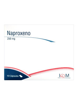NAPROXENO 250 MG 10 CAPSULAS IC (T) TRS