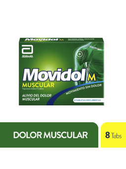 MOVIDOL M MUSCULAR 220MG 8 TABLETAS TRS