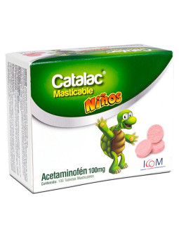 CATALAC 100 MG 100 TBS MASTICABLES IC MQ TRS