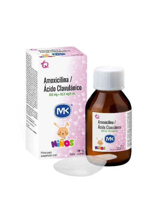 AMOXICILIN 250 MG A.CLAV 62.5 MG 100 ML