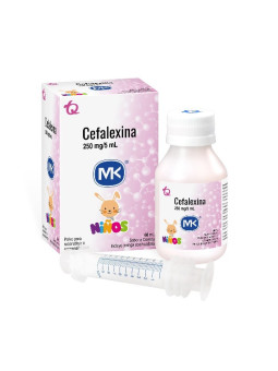 CEFALEXINA 250MG/5ML FCO X 60 ML MK