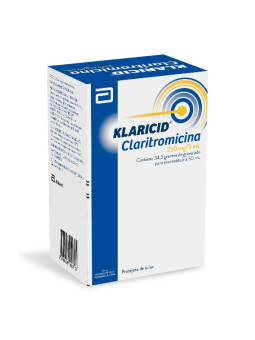 KLARICID 250 MG SUSP. 50 ML(3% )(A)(PAE) TRS