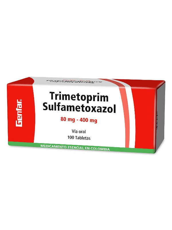 TRIMETOPRIM SULFA 80-400 100 TABLETAS GF TRS