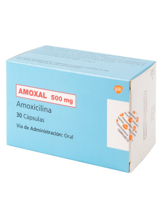 AMOXAL 500 MG 30 CAPSULAS(A)(DA)