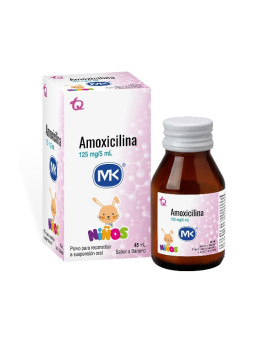 AMOXICILINA 125 MG SUSPENSION 45 ML MK