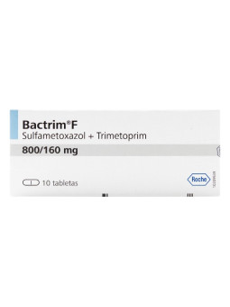 BACTRIM F 160 800 MG 10 TABLETAS TRS