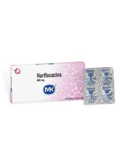 NORFLOXACINA 400 MG 14 TABLETAS MK
