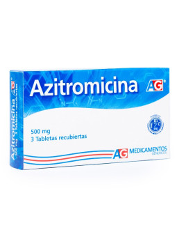 AZITROMICINA 500 MG 3 TABLETAS AG TRS