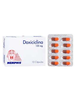 DOXICICLINA 100 MG 10 TBS MP TRS