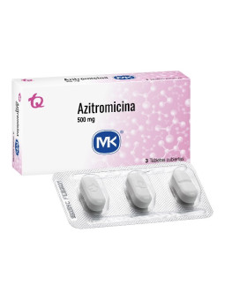 AZITROMICINA 500 MG 3 TABLETAS MK
