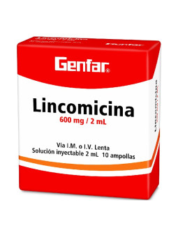 LINCOMICINA 600 MG 10 AMPOLLAS W GF TRS