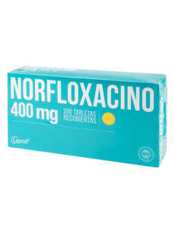 NORFLOXACINA 400 MG 300 TABLETAS LP TRS