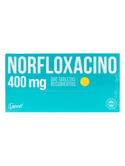NORFLOXACINA 400 MG 300 TABLETAS LP TRS