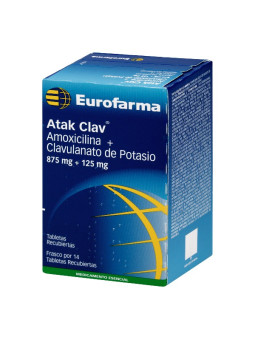 ATAK CLAV 875 MG 14 TABLETAS TRS
