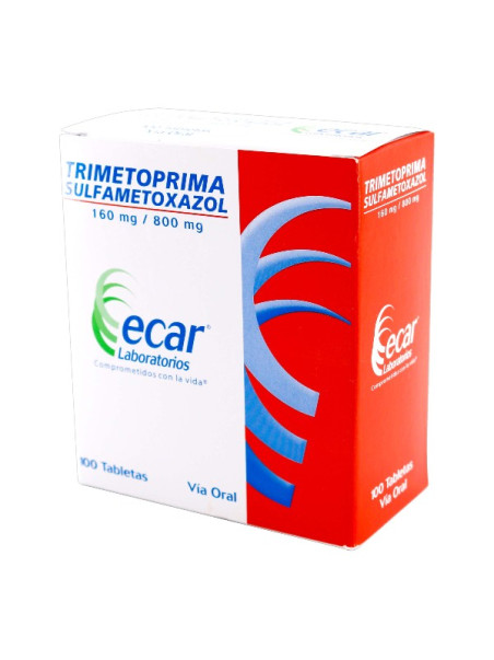 TRIMETOPRIM SULFA F 160/800MG 100 TBS EC TRS