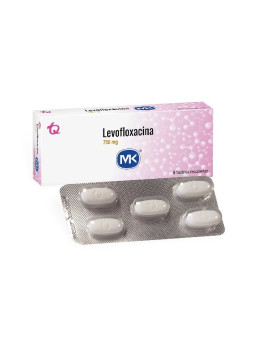 LEVOFLOXACINA 750 MG 5 TABLETAS MK