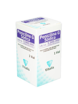 PENICILINA G SODI. 5000000 U.I. 1 AMP VT TRS