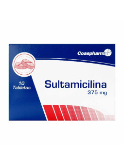 SULTAMICILINA 375 MG 10 TBS                       