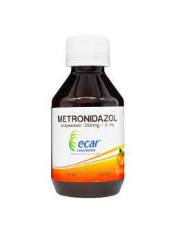 METRONIDAZOL 250 MG SUSPENSION 120 ML EC TRS