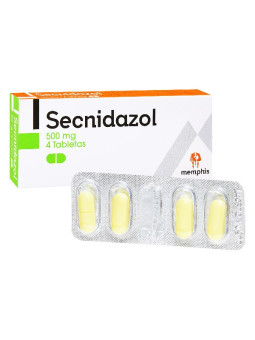 SECNIDAZOL 500 MG 4 TABLETAS MP TRS