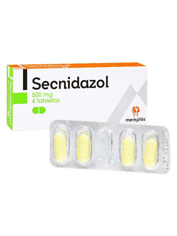 SECNIDAZOL 500 MG 4 TABLETAS MP TRS