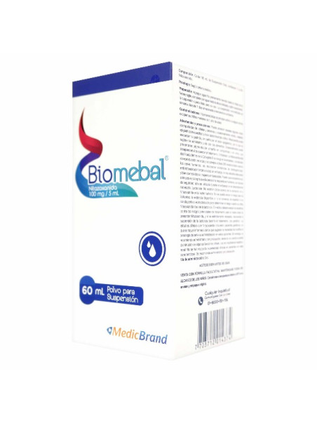 BIOMEBAL 100 MG/5ML POLVO SUSP.60 ML COA          