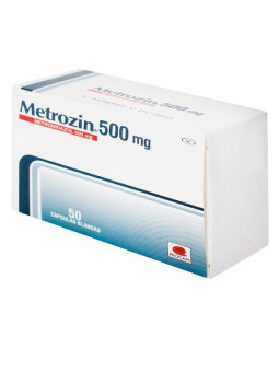 METROZIN 500 MG 50 CAPSULAS (T) TRS