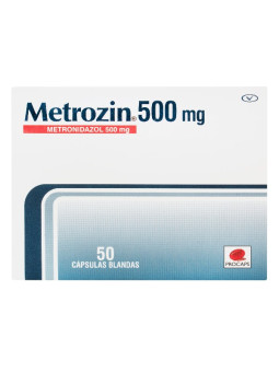 METROZIN 500 MG 50 CAPSULAS (T) TRS