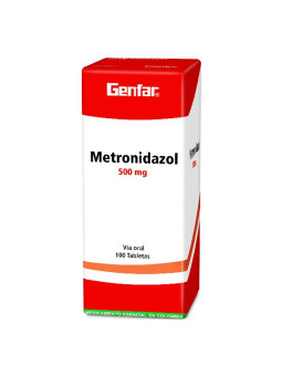 METRONIDAZOL 500 MG 100 TABLETAS GF TRS