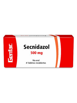 SECNIDAZOL 500 MG 4 TABLETAS GF TRS