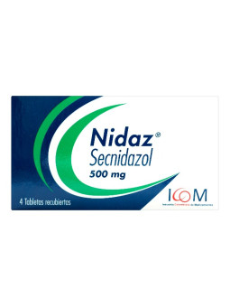 NIDAZ 500 MG 4 TABLETAS ICOM (PD) TRS