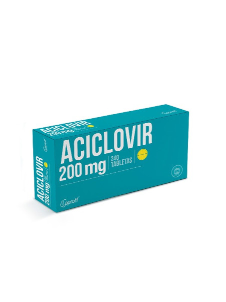 ACICLOVIR 200 MG 240 TABLETAS LP TRS