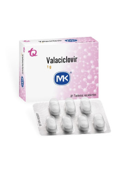 VALACICLOVIR 1 G 21 TABLETAS MK (A)