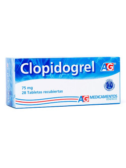 CLOPIDOGREL 75 MG 28 TABLETAS AG TRS