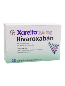 XARELTO 2.5 MG 28 COMP.REC.(PDB)                  