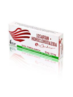 LOSARTAN 50 MG HCT 12.5 MG 15 TBS EC TRS