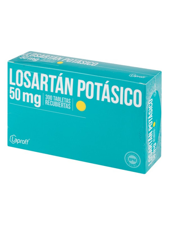 LOSARTAN 50 MG 300 TABLETAS LP TRS